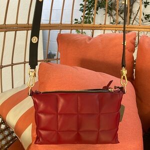 Brand new Red All Saints crossbody Bag EVE Quilt